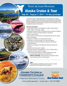 Alaska Cruise & Tour flyer